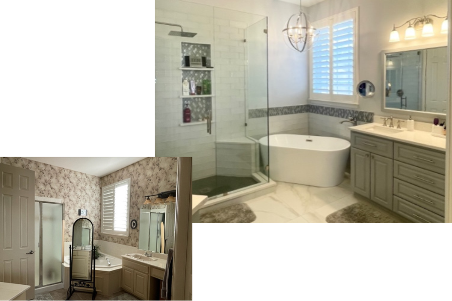 Bathroom Remodel Before and After
